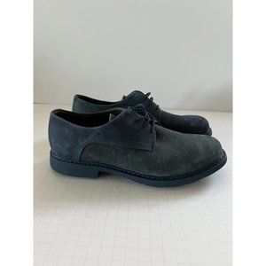 CAMPER Womens Blue Brown Suede Oxfords Sz 40/10